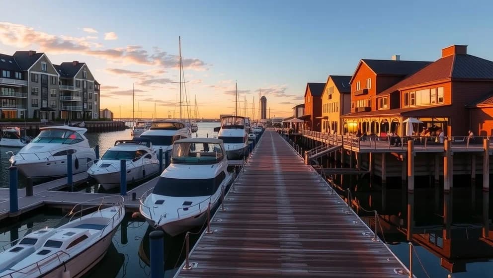 Hamn Karlstad lockar båtar och besökare året runt